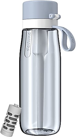 Philips GoZero Everyday Tritan Water Bottle With Filter, 22 Oz, Blue