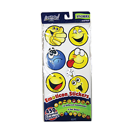 ArtSkills® Emoticon Poster Stickers, Assorted, Pack Of 450