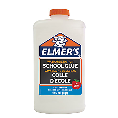 Elmer's Liquid White School Glue, Washable, 32 Ounces, 1 Count