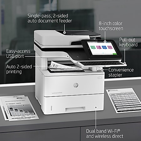 HP LaserJet Enterprise Flow MFP M528z Laser Monochrome Printer