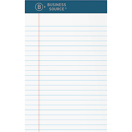 Business Source Premium Writing Pad - 5" x
