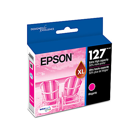 Epson® 127 DuraBrite® Ultra Magenta Ink Cartridge, T127320-S