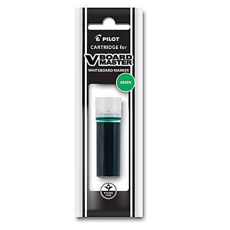 Pilot® V-Board Master BeGreen Dry-Erase Marker Refills, Green, Pack Of 12