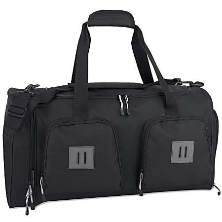 Summit Ridge 7972 Duffel Bag, 12"H x 22"W x 9"D, Black