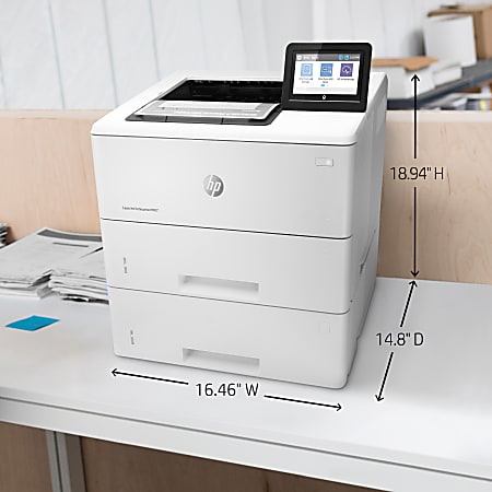 HP LaserJet Enterprise M507x Laser Monochrome Printer - Office Depot