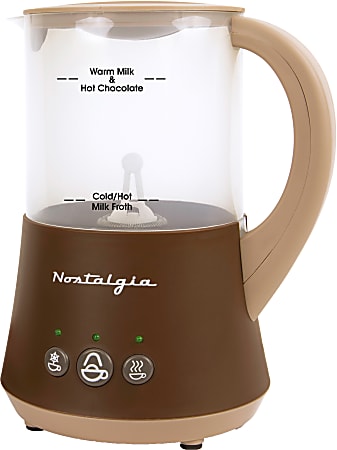 HCM700RETRORED, Hot Chocolate Maker, hot chocolate, soft cider, Make the  perfect hot chocolate every time! You can even make apple cider and your  favorite coffee drinks!, By Nostalgia