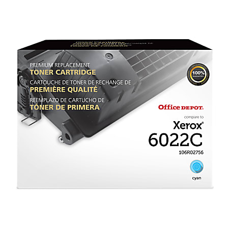 Office Depot® Remanufactured Cyan Toner Cartridge Replacement For Xerox® 6022, OD6022C
