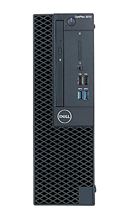 Dell™ Optiplex 3070-SFF Refurbished Desktop PC, Intel® Core™ i7, 32GB Memory, 500GB Solid State Drive, Windows® 11 Pro