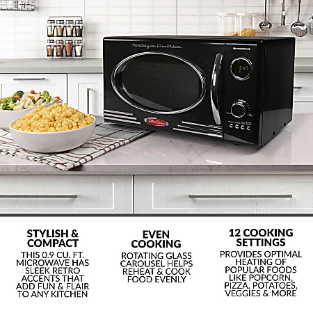 Nostalgia microwave black 2025