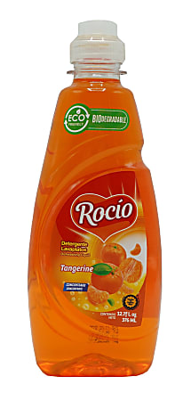 Rocio Dishwashing Liquid, Tangerine Scent, 12 Oz