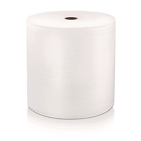 LoCor® Hard Wound Roll Towel, 1-Ply, 8" x 1,000 ft, White, 6 Rolls/Carton