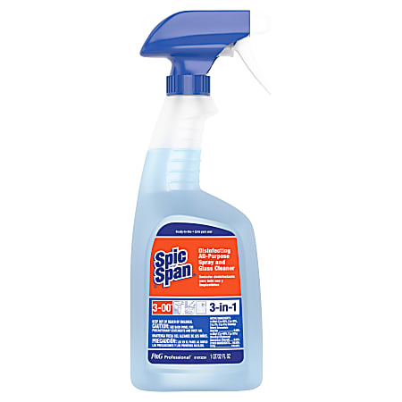 Spic And Span Disinfecting All-Purpose Cleaner Spray & Glass Cleaner, 32 Oz
