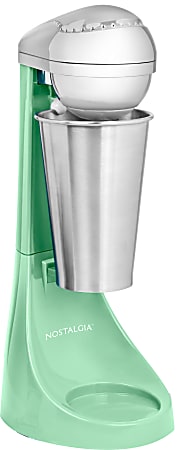 Nostalgia NMLKS100JG 2-Speed Milkshake Maker, Jadeite