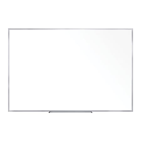 Ghent M2 Non-Magnetic Dry-Erase Whiteboard, 48" x 60", Satin Aluminum Frame