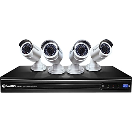 Swann NVR8-7200 8 Channel NVR with Smartphone Viewing & 4 x NHD-820 Cameras