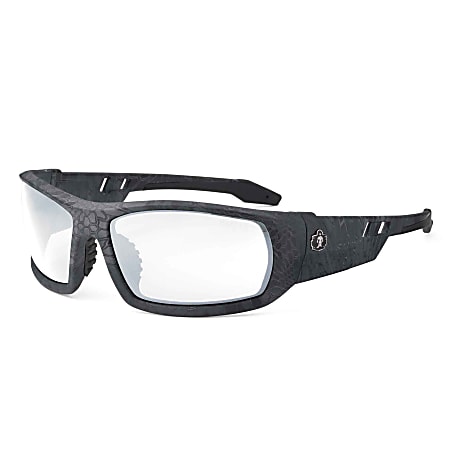Ergodyne Skullerz Safety Glasses, Odin, Kryptek Typhon Frame Anti-Fog Clear Lens