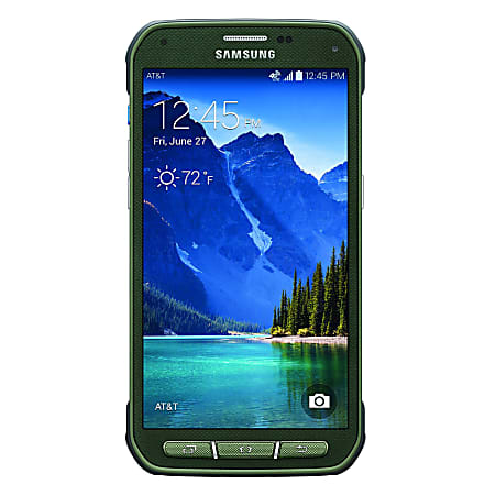Samsung Galaxy S5 Active G870A Cell Phone, Camo Green, PSN100570