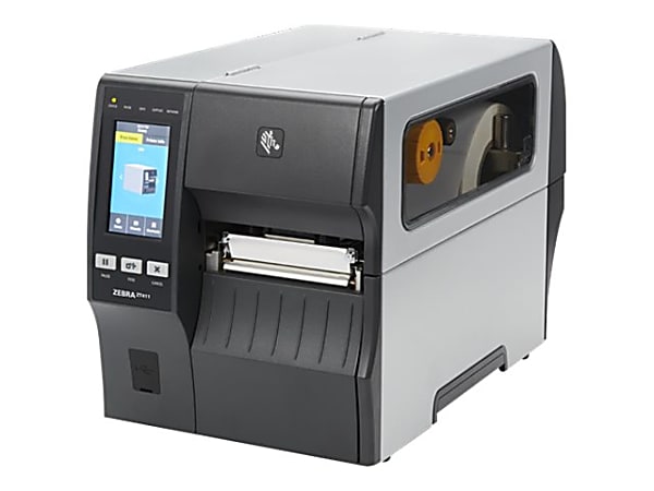 Zebra ZT400 Series ZT411 - Label printer - direct thermal / thermal transfer -  - 203 dpi - up to 840.9 inch/min - USB 2.0, LAN, serial, USB host, Bluetooth 4.1 - tear bar