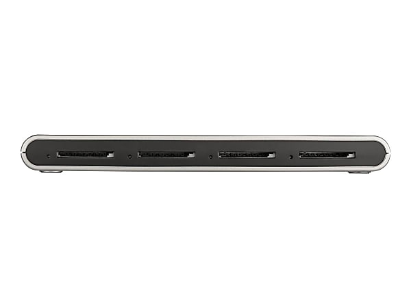 StarTech.com 4 Slot USB C SD Card Reader - USB 3.1 (10Gbps) - SD 4.0 UHS-II - Multi SD Card Reader - USB C to SD Card Adapter - SD Memory Card Reader - SD, SDHC, SDXC, microSD, miniSD, MMCmobile, Reduced Size MultiMediaCard (MMC), MMCplus, MultiMediaCard