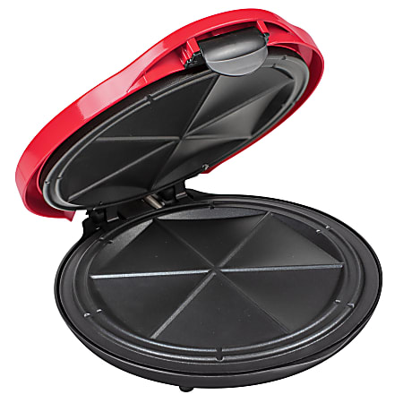 Brentwood Quesadilla Maker, 6 x 14 x 14, Red