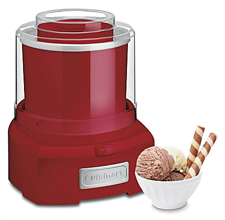 Cuisinart™ Frozen Yogurt/Ice Cream Maker, 1.5-Quart, Red