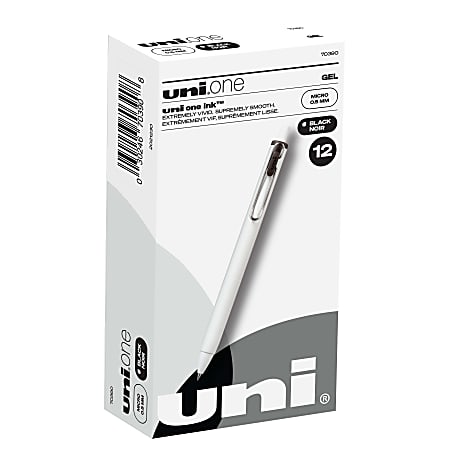 Uniball Signo 207 Gel Pen 12 Pack, 0.38mm Ultra Micro Black Pens, Gel Ink  Pens  Office Supplies Sold by Uniball are Pens, Ballpoint Pen, Colored  Pens, Gel Pens, Fine Point, Smooth