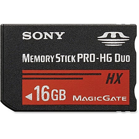 Sony 16 GB Memory Stick PRO-HG Duo - 50 MB/s Read - Lifetime Warranty