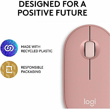 Amazon.com: Logitech Pebble Mouse 2 M350s Slim Bluetooth