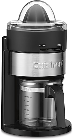 Cuisinart™ Juicer With Carafe, 6-13/16" x 12-5/16" x 8-1/8", Black