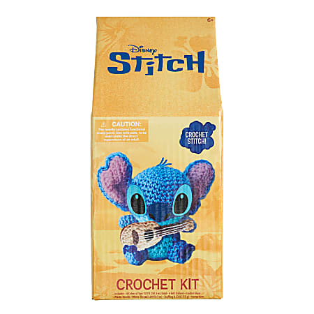 Innovative Designs Licensed 1 Pack Make Your Own Crochet Kit, Stitch with a Ukulele, Quantity 1