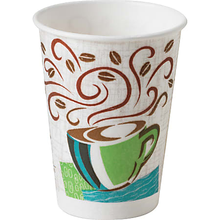 Dixie PerfecTouch 8 oz Insulated Paper Hot Coffee Cups by GP Pro - 50 / Pack - 20 / Carton - Coffee Haze - Paper, Cellulose Fiber - Hot Drink Dixie PerfecTouch 8 oz Insulated Paper Hot Coffee Cups by GP Pro - 50 / Pack - 20 / Carton - Coffee Haze - Paper, Cellulose Fiber - Hot Drink