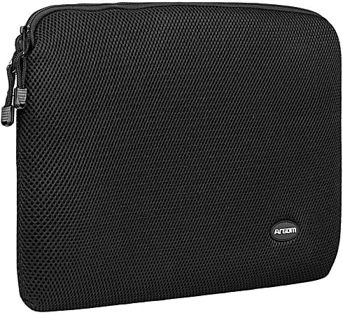 Argom Tech Anti-Shock Sleeve For 15.6&rdquo; Notebooks, 11-1/2&rdquo;H x 5/8&rdquo;W x 15-3/4&rdquo;D, Black