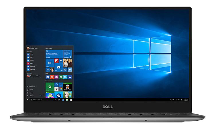 Dell™ XPS 13 Laptop, 13.3" Touch Screen, Intel® Core™ i7, 8GB Memory, 256GB Solid State Drive, Windows® 10