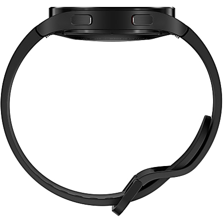 Samsung Galaxy Watch4 44mm Black LTE 16 GB 1.50 GB Standard Memory 1.4 Android Wear Bluetooth Black Aluminum Case Health Fitness Water Resistant LTE IP68 Water Resistant Office Depot