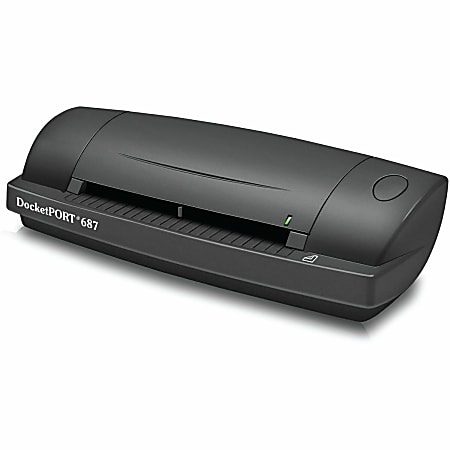 DocketPORT DP687 Card Scanner - 48-bit Color - 8-bit Grayscale - USB