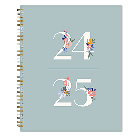 2024-2025 Blue Sky Weekly/Monthly Planning Calendar, 8-1/2" x 11", July To June, Georgie, 145122