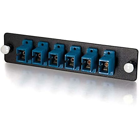 C2G Q Series Fiber Distribution System 6 Strand SC PB Insert MMSM Blue ...