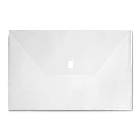 LION Poly Project Folder, 11" X 17", Clear