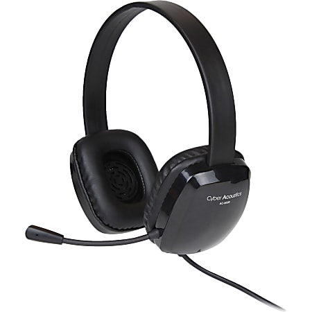 Cyber Acoustics Stereo Headset w/ Single Plug -