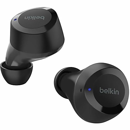 Belkin SoundForm Bolt Wireless Earbuds - Stereo - True Wireless - Bluetooth - Earbud - Binaural - In-ear - Black