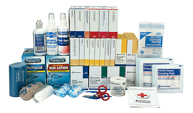 First Aid Only 90575 3-Shelf First Aid Kit Refill, 675 Pieces