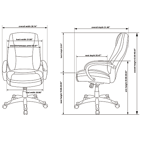Lorell Westlake Series Executive High-Back Chair - Saddle Leather Seat - Black Polyurethane Frame - Saddle - 1 Each Lorell Westlake Series Executive High-Back Chair - Saddle Leather Seat - Black Polyurethane Frame - Saddle - 1 Each