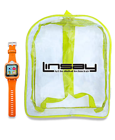 Linsay Kids Smart Watch With Bag, Orange, S5WCLORANGEBAG