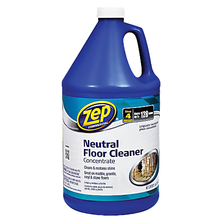 Zep® Concentrated Neutral Floor Cleaner, 128 Oz Bottle