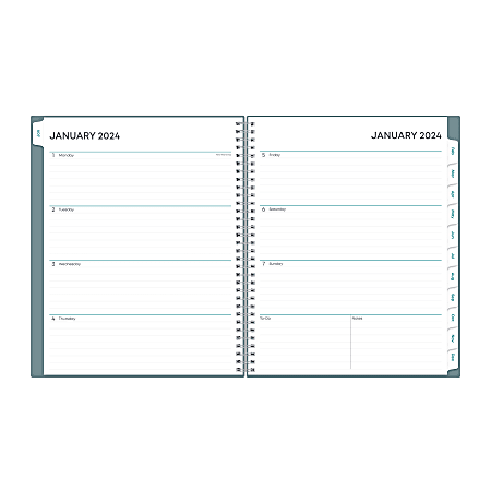 2024 Blue Sky™ Eugene Weekly/Monthly Planning Calendar, 81/2" x 11