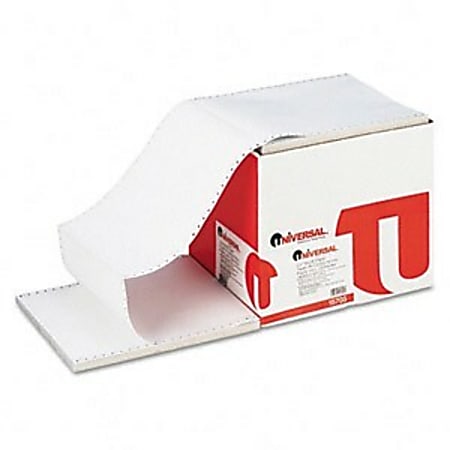 Universal 4-Parts Computer Printout Paper - 9 1/2" x 11" - 15 lb Basis Weight - White