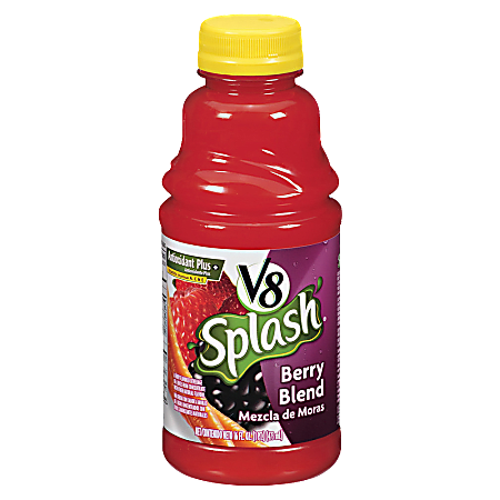 V8® Splash Fruit Juices, Berry Blend, 16 Oz., Box Of 12