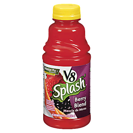 V8® Splash Fruit Juices, Berry Blend, 16 Oz.,