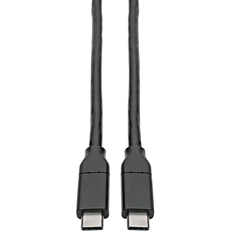 Tripp Lite USB Type C to USB C Cable USB 2.0 5A Rating USB-IF Cert M/M 13ft - First End: 1x USB Type C Male Thunderbolt 3 - U040C13C5A