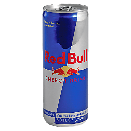 Red Bull Original Energy Drink, 8.3 Oz, Box Of 24 Cans